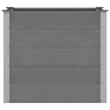 Garden Raised Bed WPC 100x50x91 cm Grey