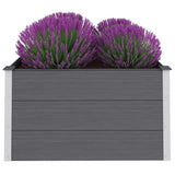 Garden Raised Bed WPC 100x100x54 cm Grey