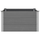 Garden Raised Bed WPC 100x100x54 cm Grey