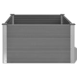 Garden Raised Bed WPC 100x100x54 cm Grey