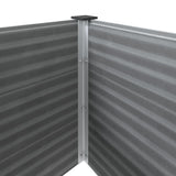 Garden Raised Bed WPC 100x100x54 cm Grey