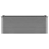 Garden Raised Bed WPC 150x50x54 cm Grey