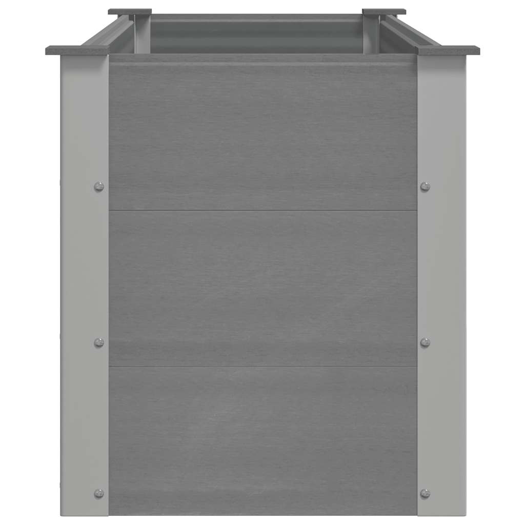 Garden Raised Bed WPC 150x50x54 cm Grey