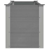 Garden Raised Bed WPC 150x50x54 cm Grey