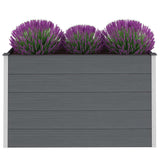 Garden Raised Bed WPC 150x50x91 cm Grey