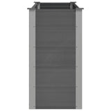 Garden Raised Bed WPC 150x50x91 cm Grey