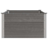 Garden Raised Bed WPC 150x100x54 cm Grey