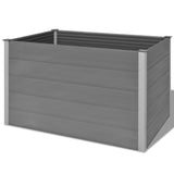 Garden Raised Bed WPC 150x100x91 cm Grey