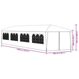 Garden Marquee 3x12 m Blue