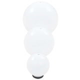 LED Bowl Lamp Set 3 Pieces Spherical 20/30/40 cm PMMA