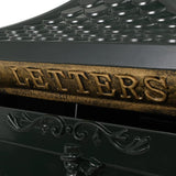 Pedestal Letterbox Aluminium Vintage Style Rustproof Green