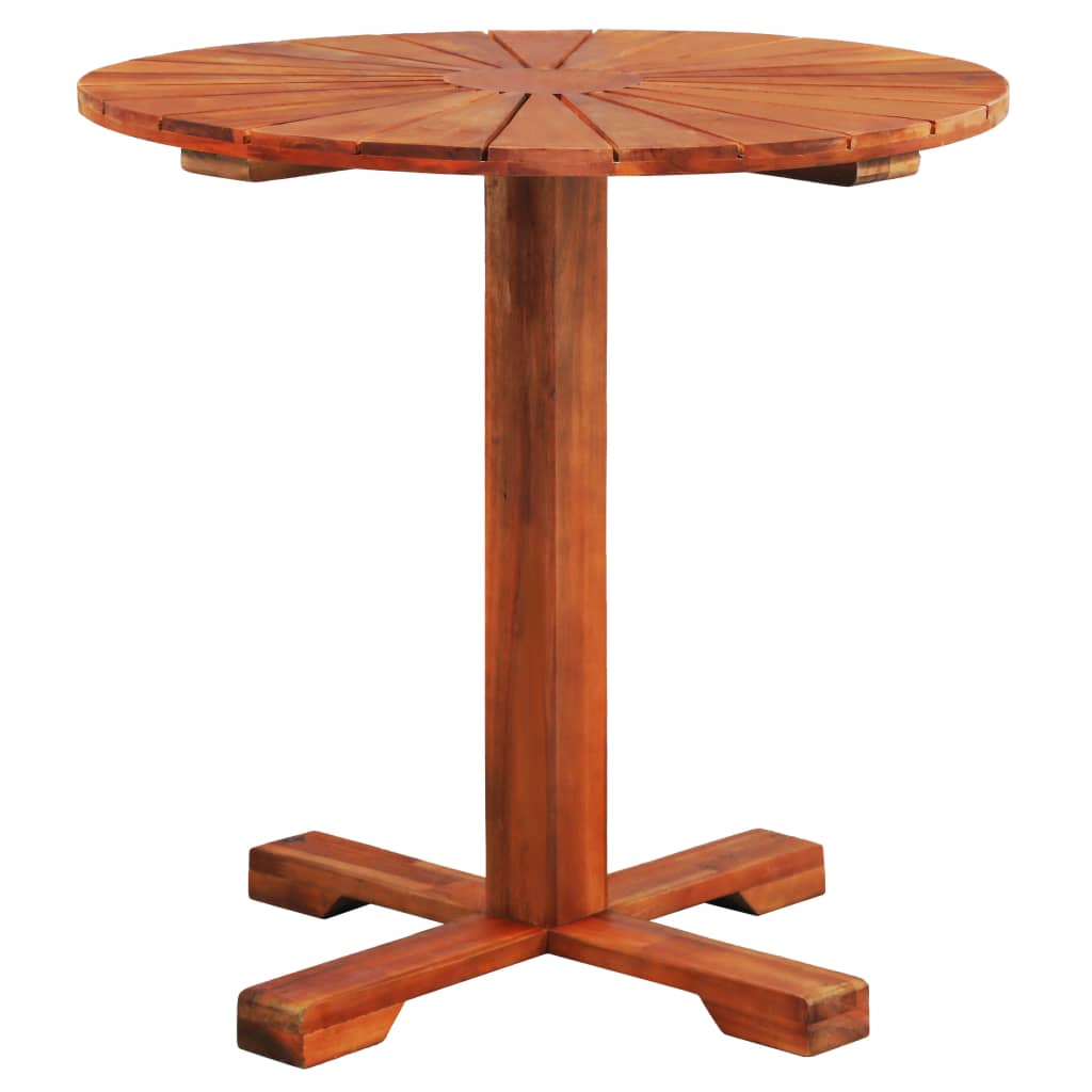 Bistro Table 70x70 cm Solid Acacia Wood