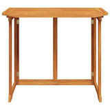 Bistro Table 90x50x75 cm Solid Acacia Wood
