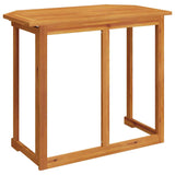 Bistro Table 90x50x75 cm Solid Acacia Wood