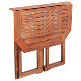 Bistro Table 90x50x75 cm Solid Acacia Wood