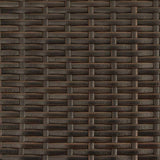 Stackable Outdoor Chairs 2 pcs Poly Rattan Brown