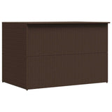 Garden Storage Box Brown 150x100x100 cm Poly Rattan