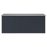 Garden Shed 257x392x181 cm Metal Anthracite