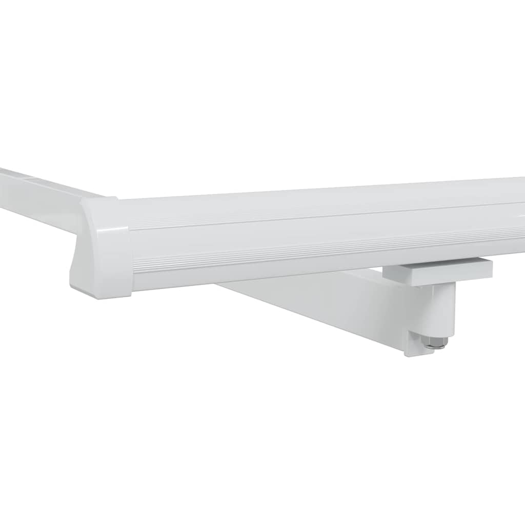 Awning Manual White 3.5 x 2.5 m Metal
