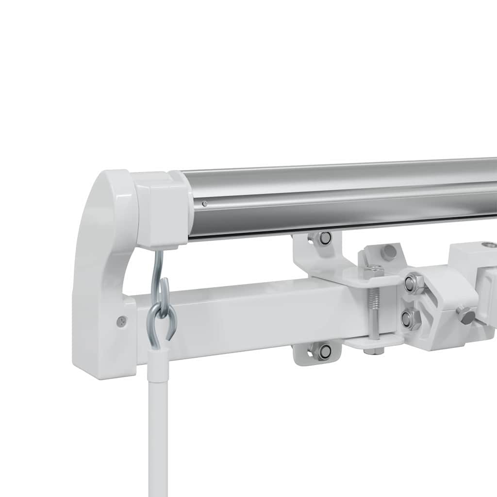Awning Manual White 3.5 x 2.5 m Metal