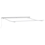 Awning Manual White 3.5 x 2.5 m Metal