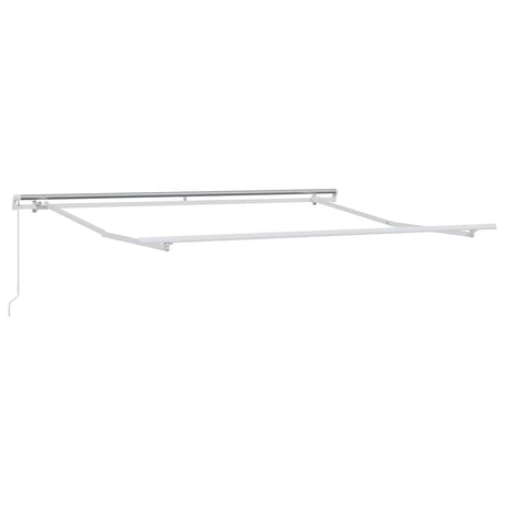 Awning Manual White 3.5 x 2.5 m Metal