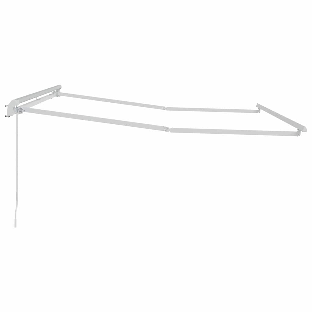 Awning Manual White 3.5 x 2.5 m Metal