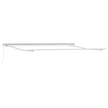 Awning Manual White 4 x 3 m Metal