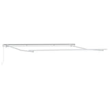 Awning Manual White 4.5 x 3 m Metal