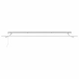 Awning Manual White 4.5 x 3 m Metal