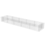 Gabion Raised Bed Galvanised Steel 450x90x50 cm