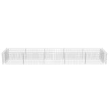 Gabion Raised Bed Galvanised Steel 450x90x50 cm