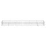Gabion Raised Bed Galvanised Steel 540x90x50 cm