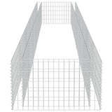 Gabion Raised Bed Galvanised Steel 540x90x50 cm
