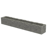 Gabion Raised Bed Galvanised Steel 360x50x50 cm