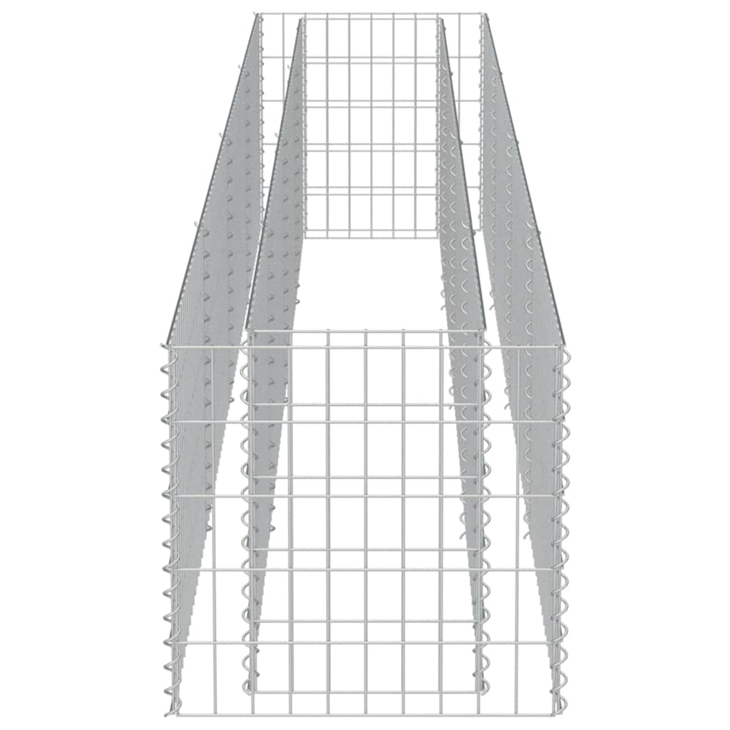 Gabion Raised Bed Galvanised Steel 360x50x50 cm