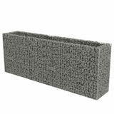 Gabion Raised Bed Galvanised Steel 270x50x100 cm