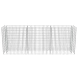Gabion Raised Bed Galvanised Steel 270x50x100 cm