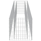 Gabion Raised Bed Galvanised Steel 270x50x50 cm