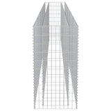 Gabion Raised Bed Galvanised Steel 450x50x100 cm