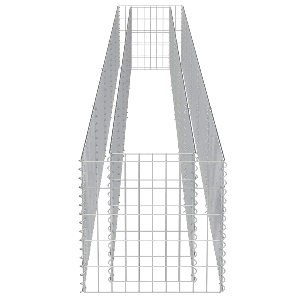 Gabion Raised Bed Galvanised Steel 450x50x50 cm