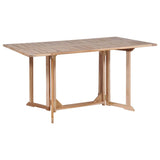 7 Piece Folding Outdoor Dining Set Solid Teak Wood