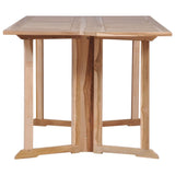 7 Piece Folding Outdoor Dining Set Solid Teak Wood