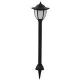 Outdoor Solar Lamps 3 pcs LED Black