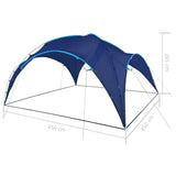 Party Tent Arch 450x450x265 cm Dark Blue