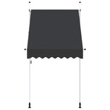 Manual Retractable Awning 150 cm Anthracite