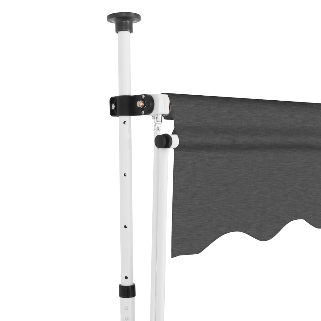 Manual Retractable Awning 150 cm Anthracite