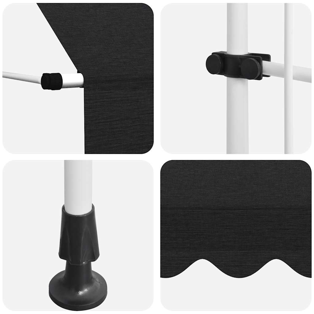 Manual Retractable Awning 350 cm Anthracite