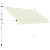 Manual Retractable Awning 300 cm Cream