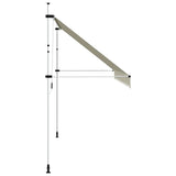 Manual Retractable Awning 400 cm Cream